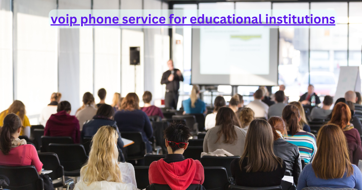 voip phone service for educational institutions